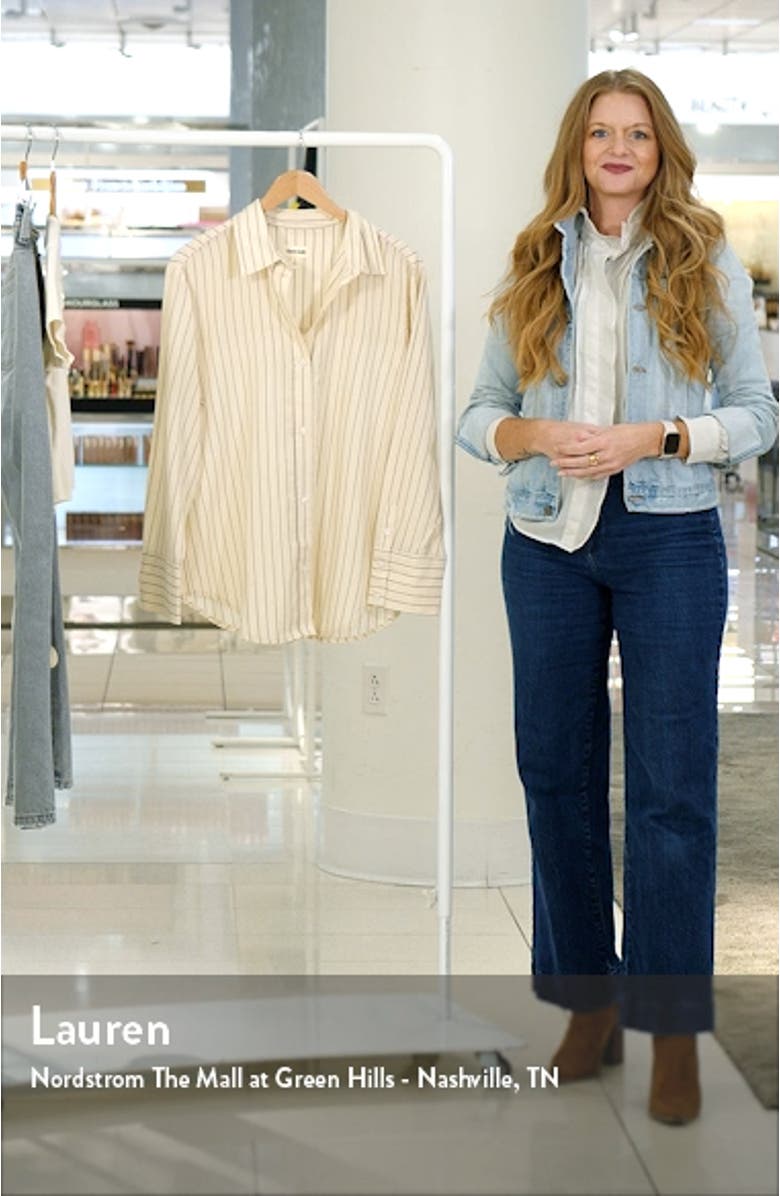 Stripe Button-Up Shirt, sales video thumbnail