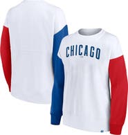 FANATICS Women's Fanatics Branded White Chicago Cubs Series Pullover Sweatshirt