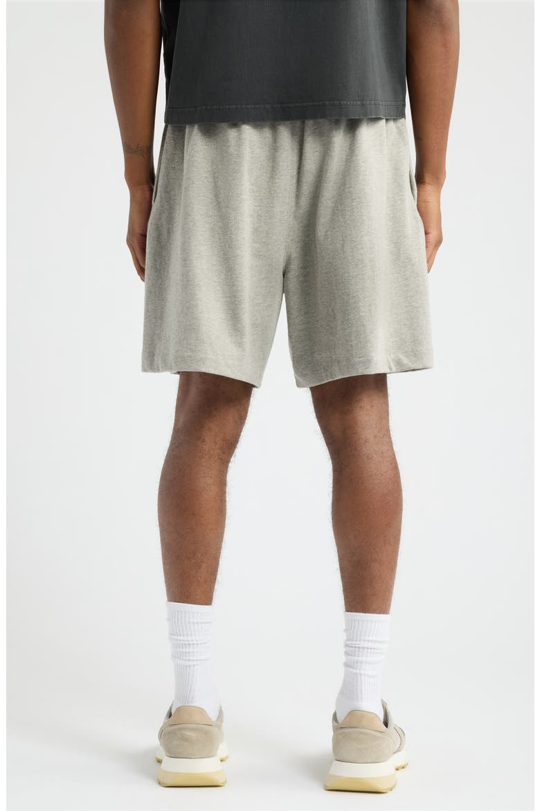 Classic Fit Cotton Jersey Sweat Shorts, Alternate, color, WARM HEATHER