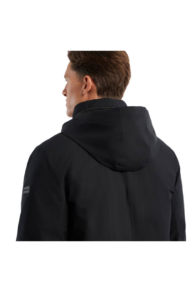 Hunter Albion Water Resistant Bomber Jacket, Alternate, color, Black