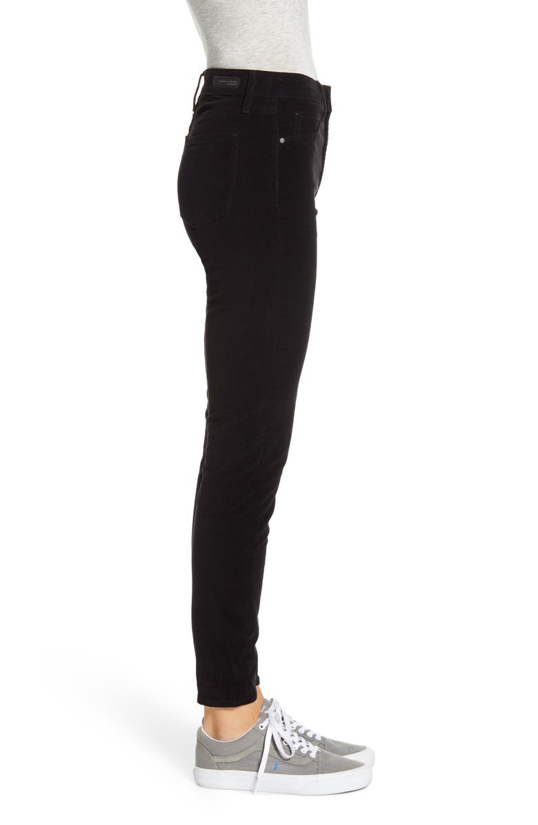 Articles of Society Hilary High Waist Ankle Velveteen Skinny Jeans, Alternate, color, 