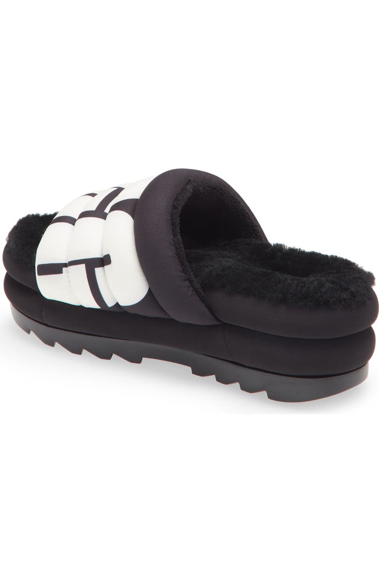 UGG<sup>®</sup> Maxi Genuine Shearling Lined Sandal, Alternate, color,