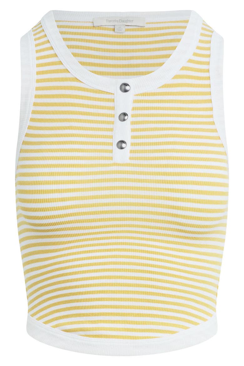 The Foundation Stripe Rib Tank, Alternate, color, GOLDEN WHITE STRIP