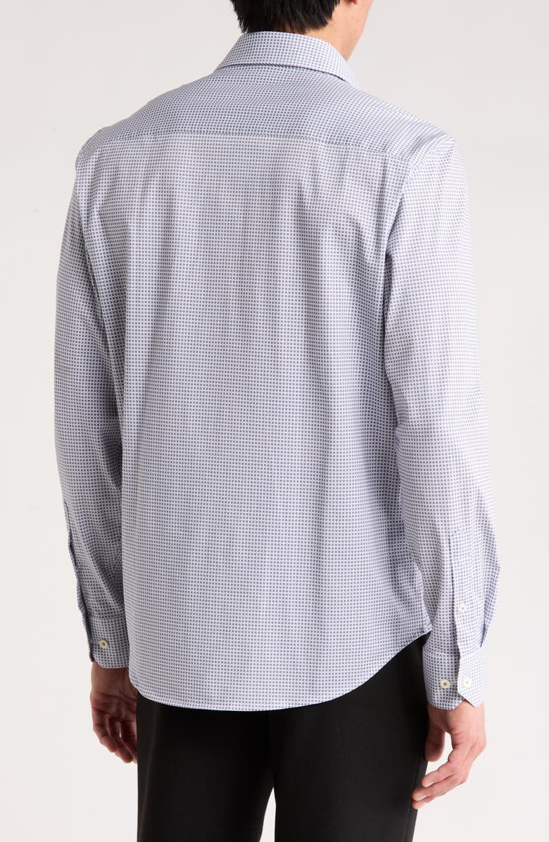 Bugatchi James Long Sleeve Stretch Cotton Button-Up Shirt, Alternate, color,