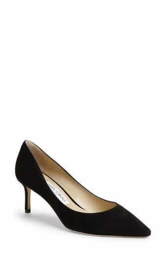 Jimmy choo romy 85 black suede clearance