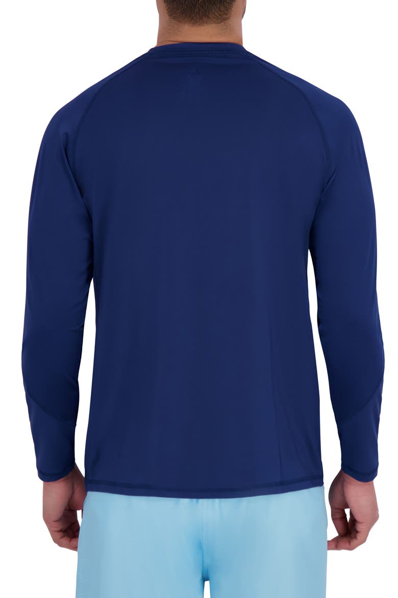 Long Sleeve Waffle Rashguard, Alternate, color, ABYSS