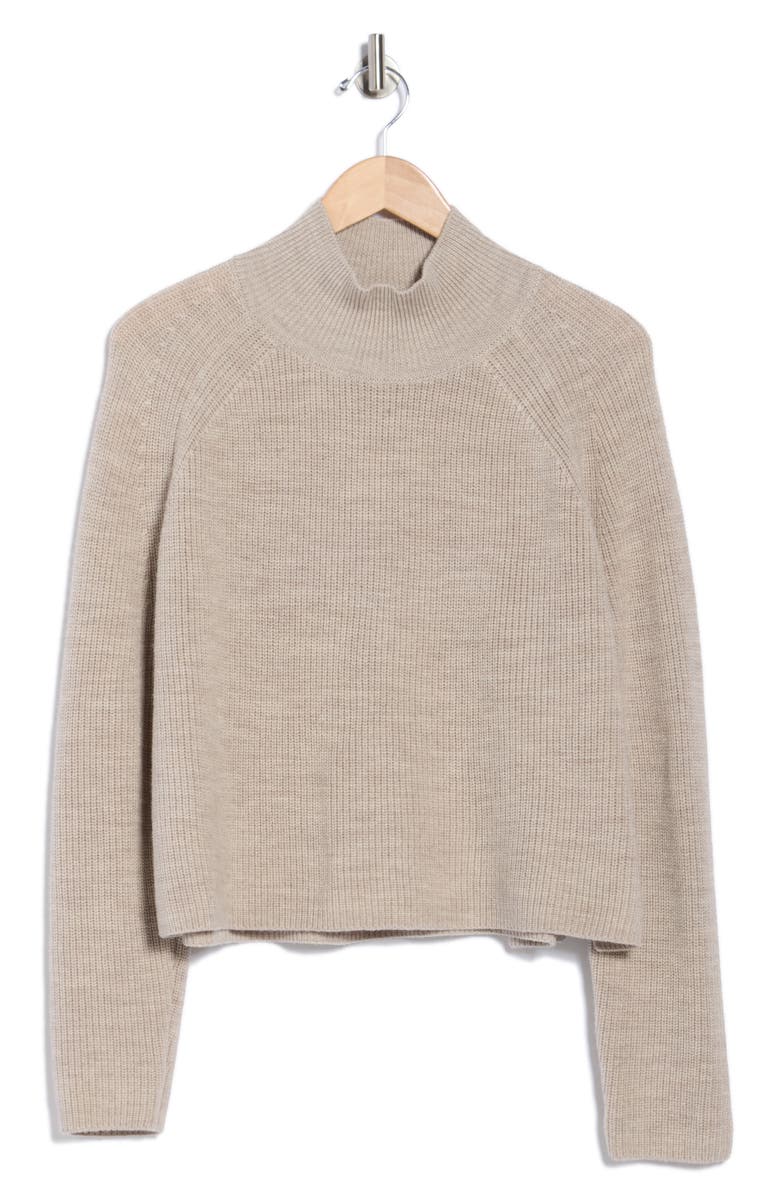 Eileen Fisher Wool Turtleneck Sweater, Alternate, color, Maple Oat