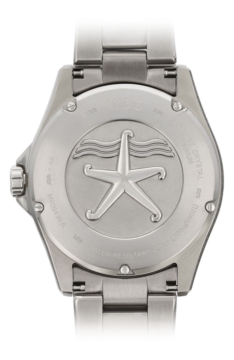 MIDO Ocean Star Diver Bracelet Watch, 42mm, Alternate, color, Grey