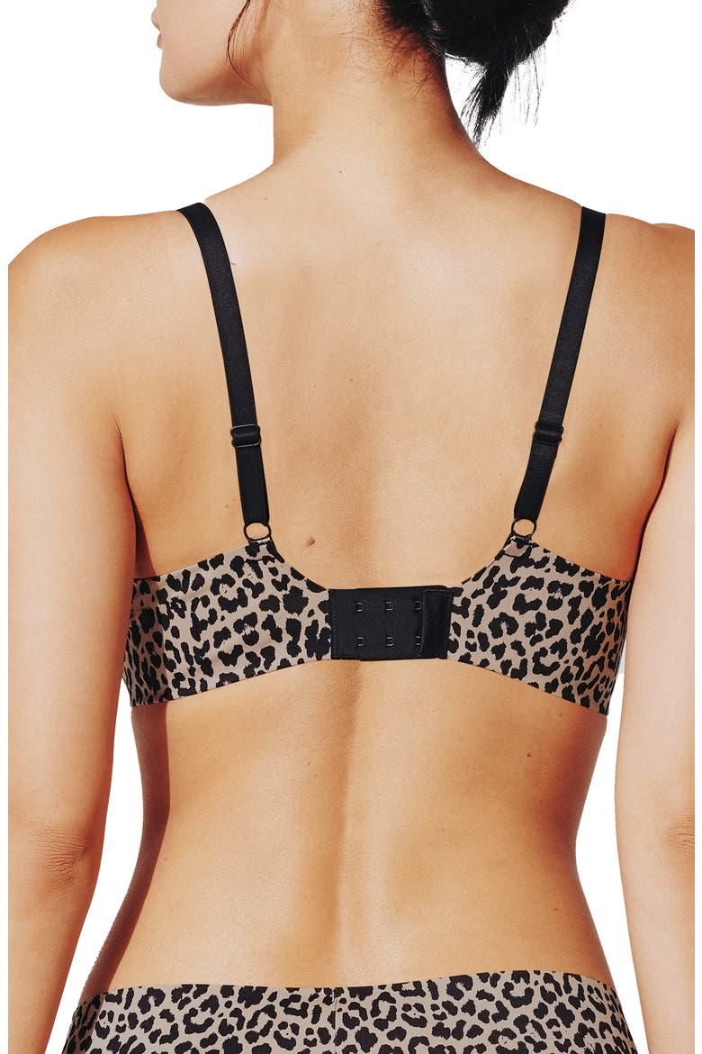 Zero Edge™ Underwire Push-Up Bra, Alternate, color, LEOPARD