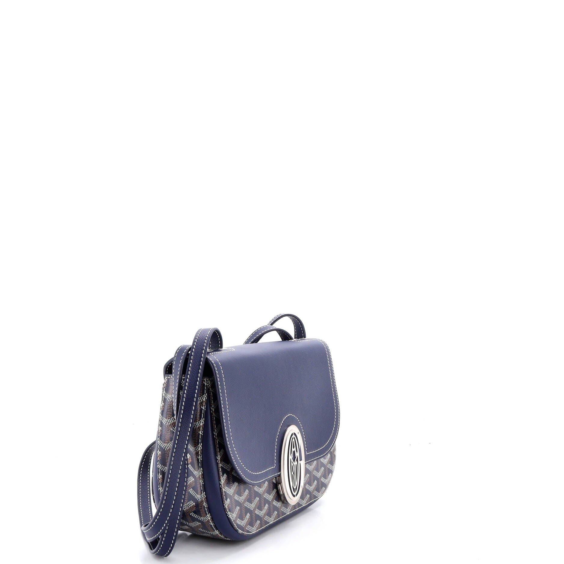 233 Bag Coated Canvas and Leather, Alternate, color, Blue