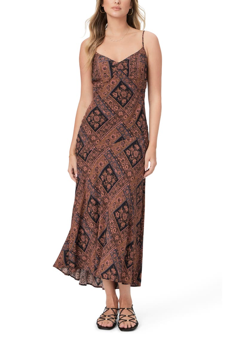 Viejo Print Slipdress, Main, color, BLK MLTI
