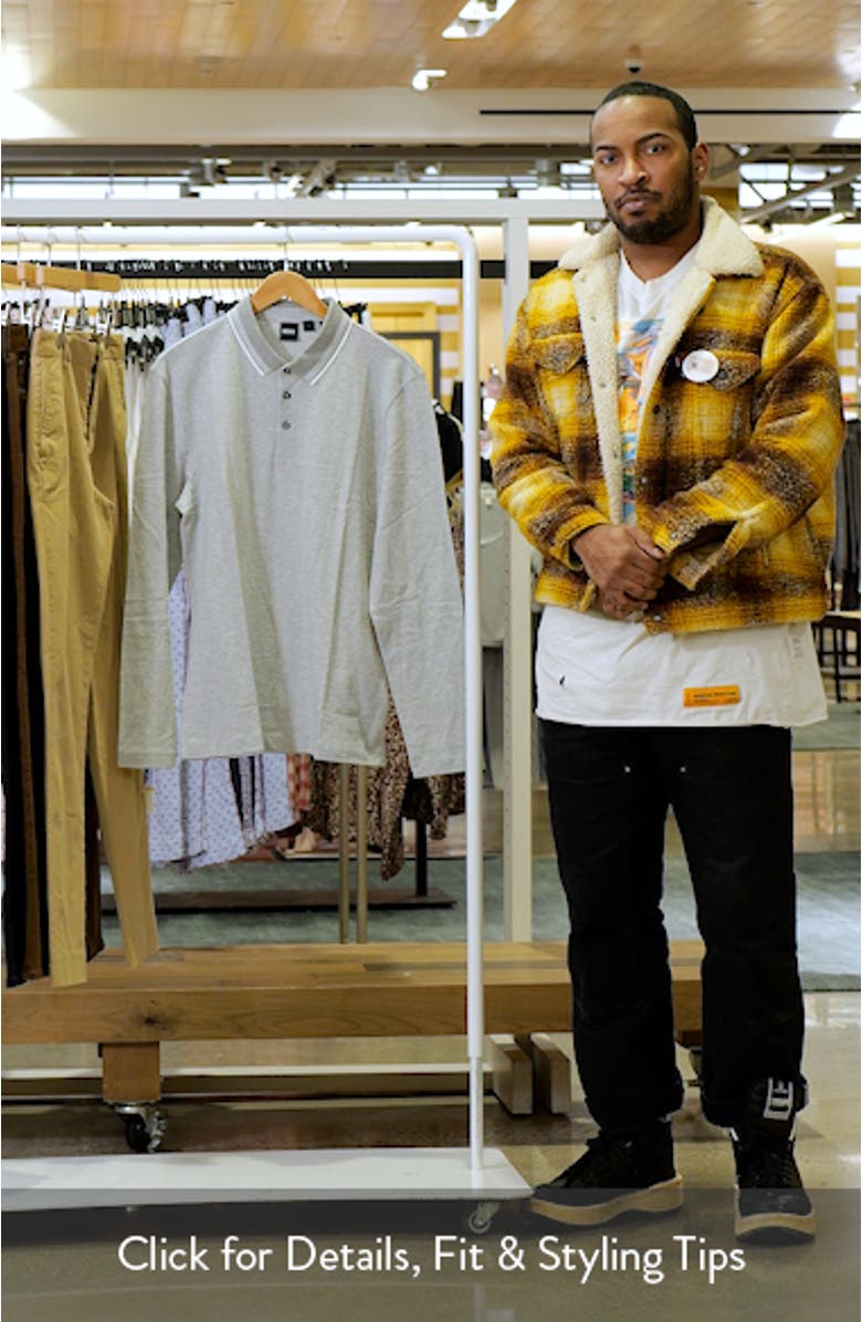 Pittman Long Sleeve Cotton Piqué Polo, sales video thumbnail