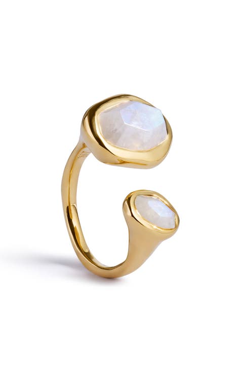 Odyssey Moonstone Open Ring
