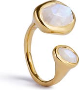 Monica Vinader Odyssey Moonstone Open Ring