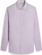 Bugatchi Alvin Shaped Fit Mini Check Button-Up Shirt