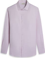 Bugatchi Alvin Shaped Fit Mini Check Button-Up Shirt