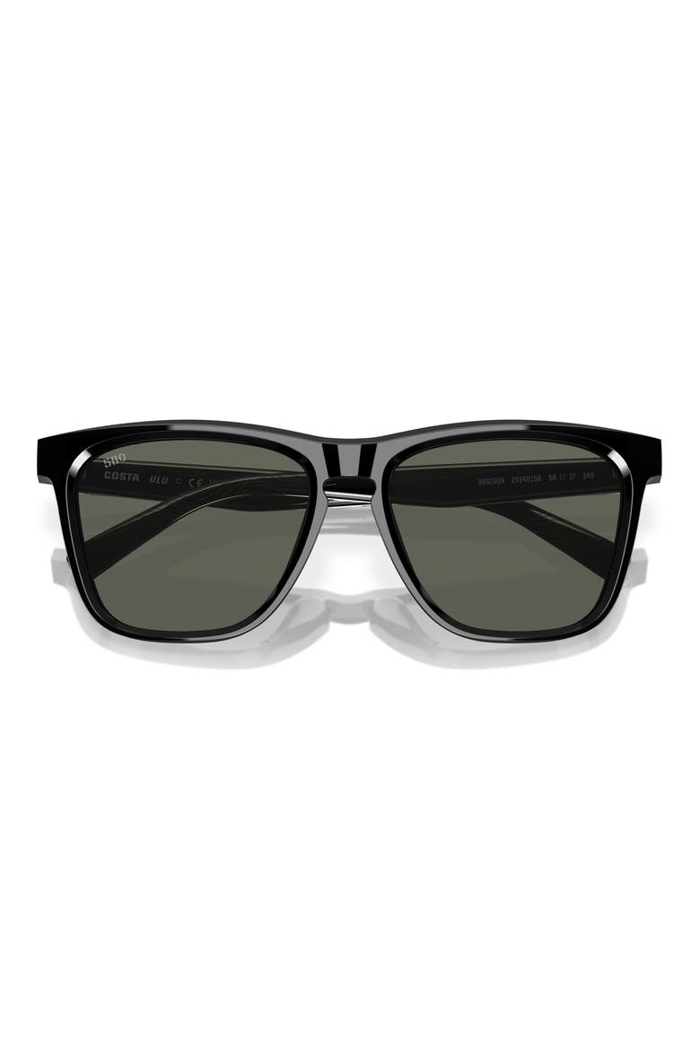 Ulu 56mm Square Sunglasses, Alternate, color, BLACK/ GRAY