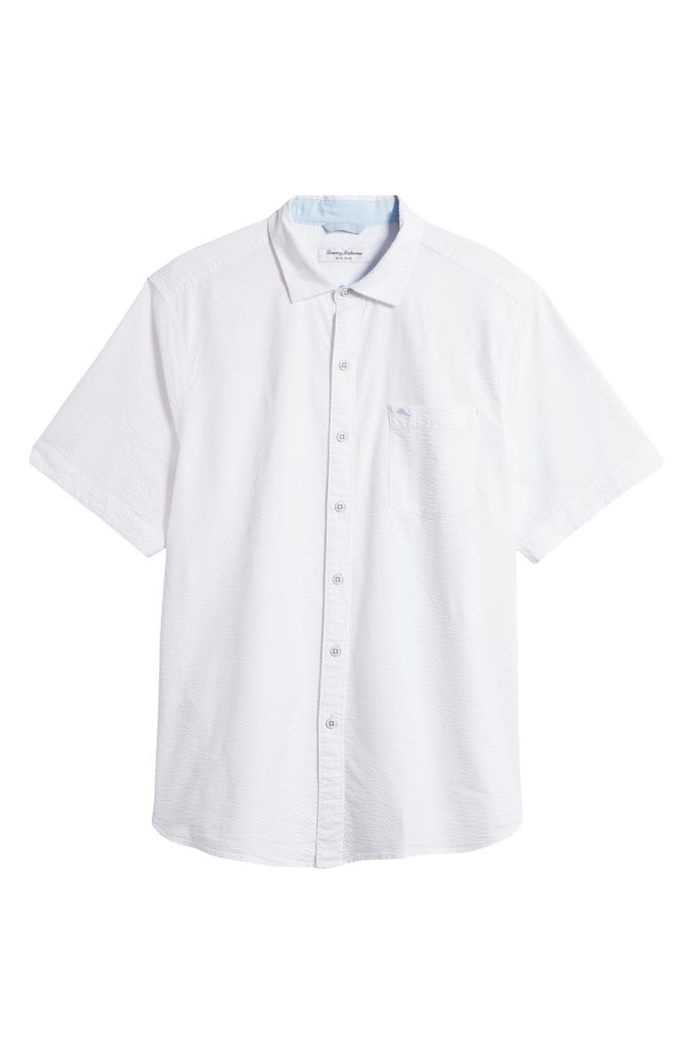 Tommy Bahama Nova Wave Short Sleeve Stretch Cotton Button-Up Shirt, Alternate, color,
