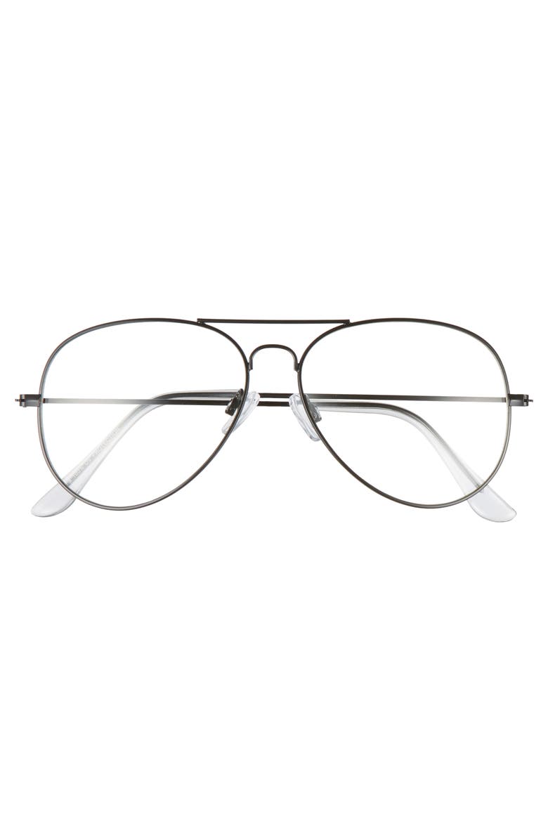 BP. Mirrored Aviator 57mm Sunglasses, Alternate, color,