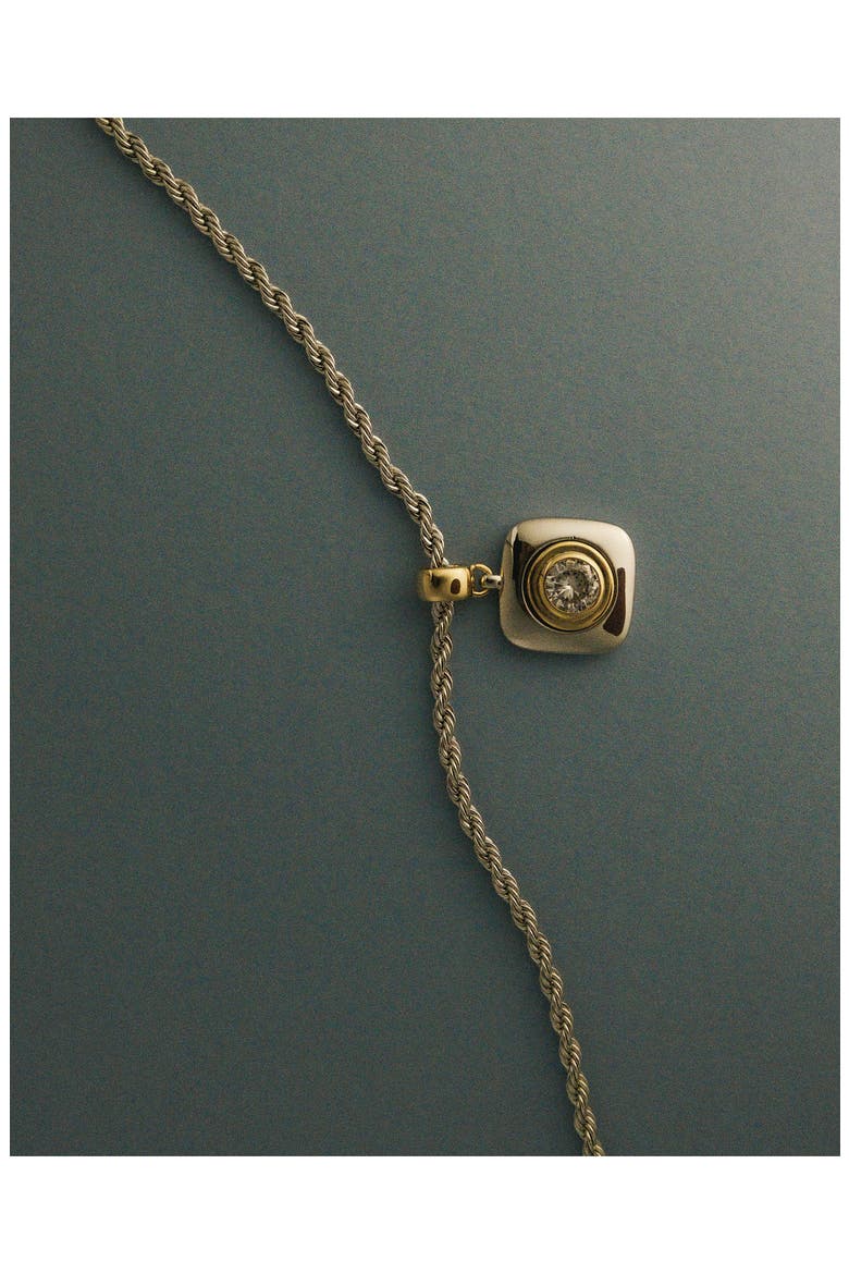 The Luna Bezel Cubic Zirconia, Alternate, color, SILVER