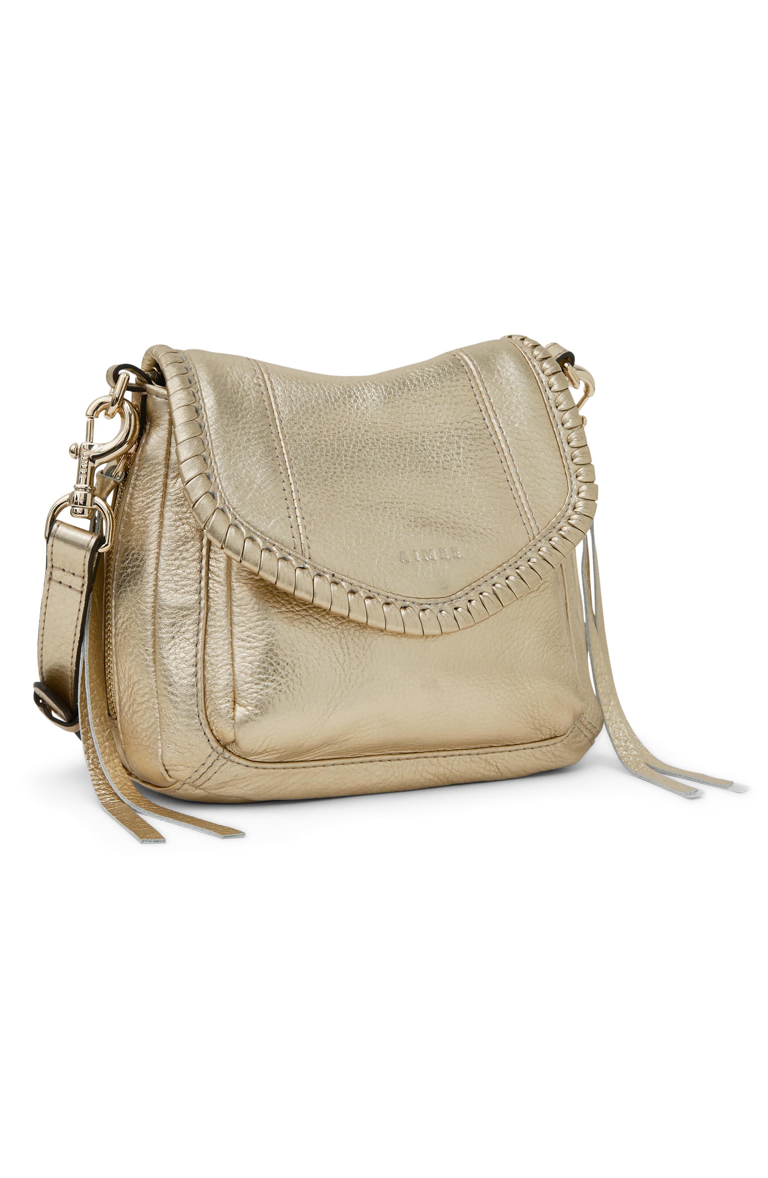 All for Love Leather Mini Crossbody Bag, Alternate, color, WARM CHAMPAGNE