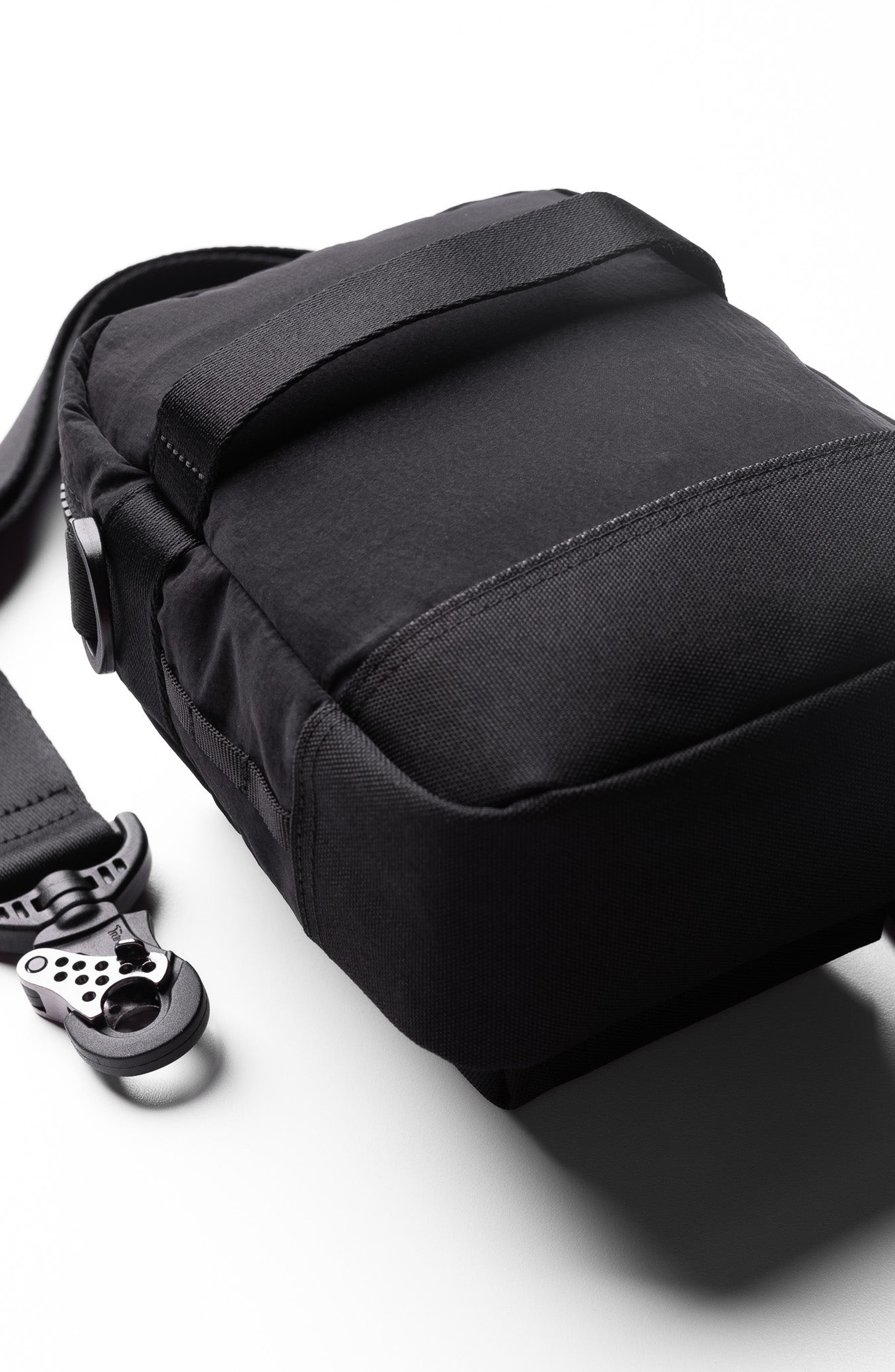 Ripstop Shoulder Bag, Alternate, color, Black