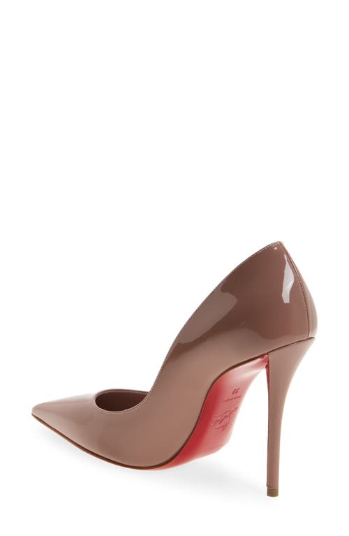 Christian Louboutin Miss Z Patent Red Sole Pumps In Vintage Rose