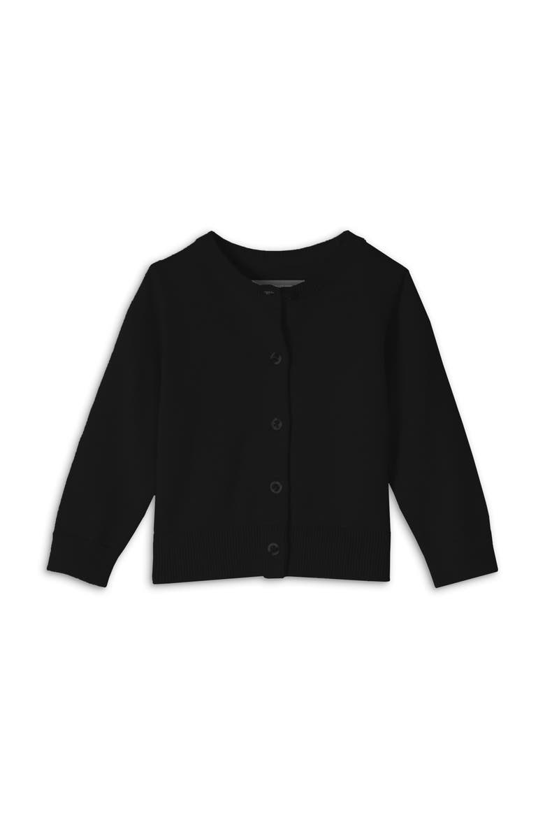 Baby Cardigan Sweater, Main, color, Black