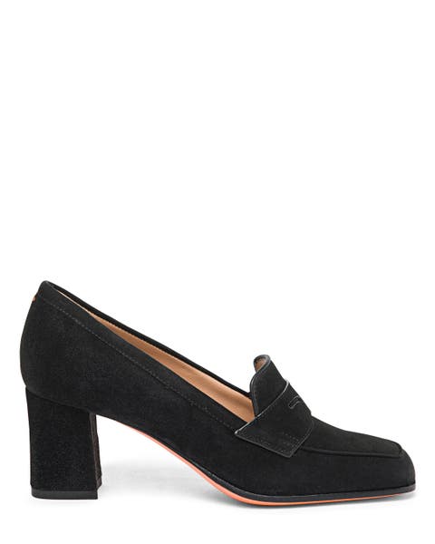 Suede High-Heel Pump
