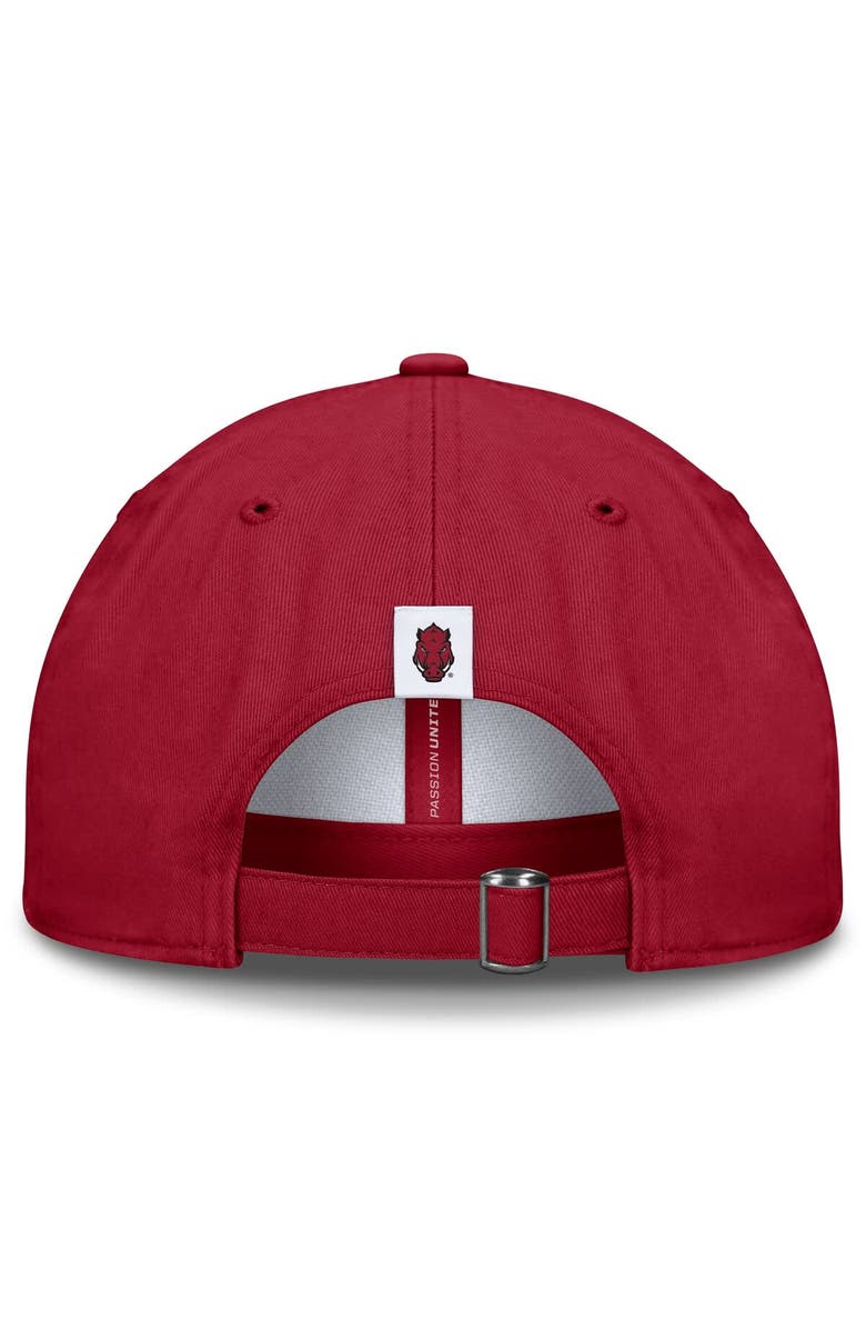 TOP OF THE WORLD Men's Top of the World White Arkansas Razorbacks Weston Adjustable Hat, Alternate, color, White