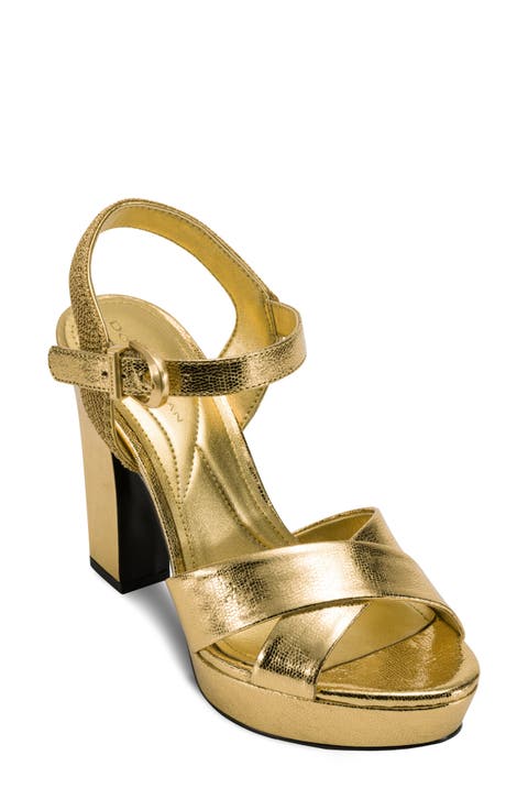 Stefania Ankle Strap Platform Sandal (Women)