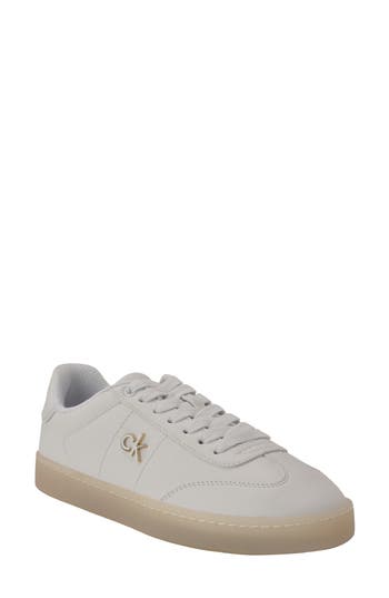 Calvin Klein Nicala Low Top Sneaker In White