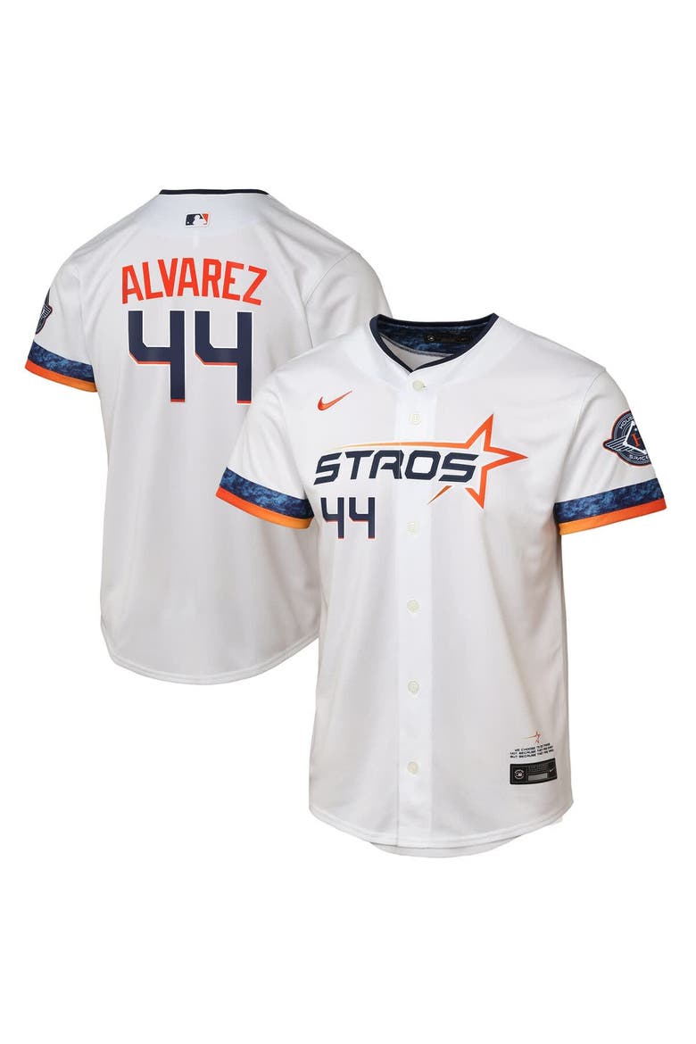 Youth Nike Yordan Alvarez White Houston Astros 2025 City Connect Limited Player Jersey, Main, color, White