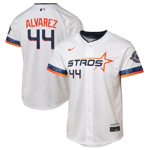 Youth Nike Yordan Alvarez White Houston Astros 2025 City Connect Limited Player Jersey