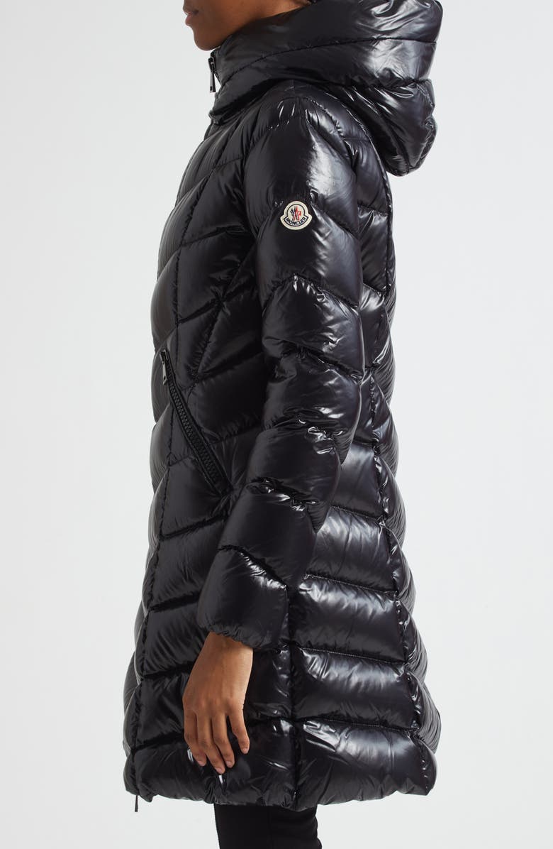Moncler Marus Quilted Down Puffer Coat, Alternate, color, Black