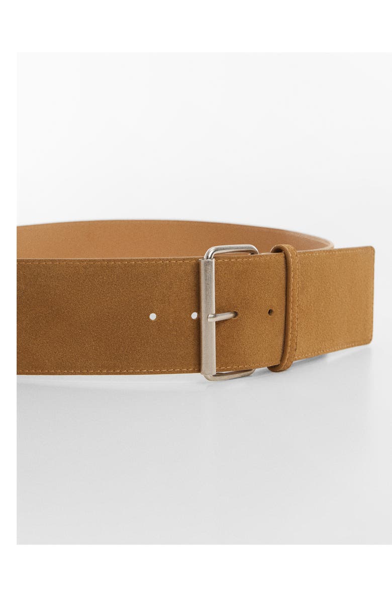 MANGO Leather Belt, Alternate, color,