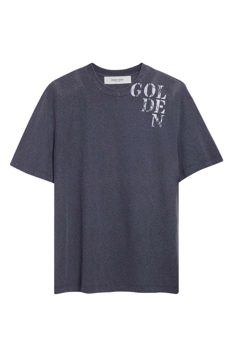 Golden Goose Journey Regular Fit Graphic T-Shirt, Alternate, color, Blue