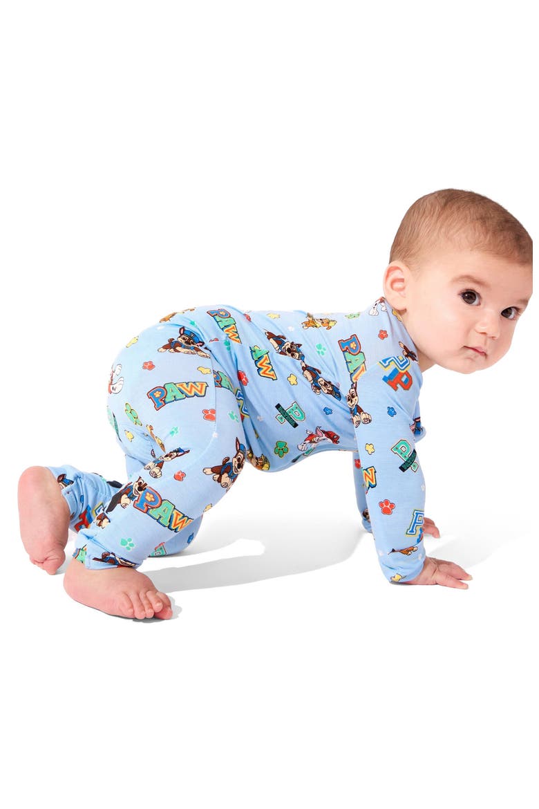 Baby PAW Patrol Varsity Blue Convertible Footie, Alternate, color, PAW Patrol: Varsity Blue
