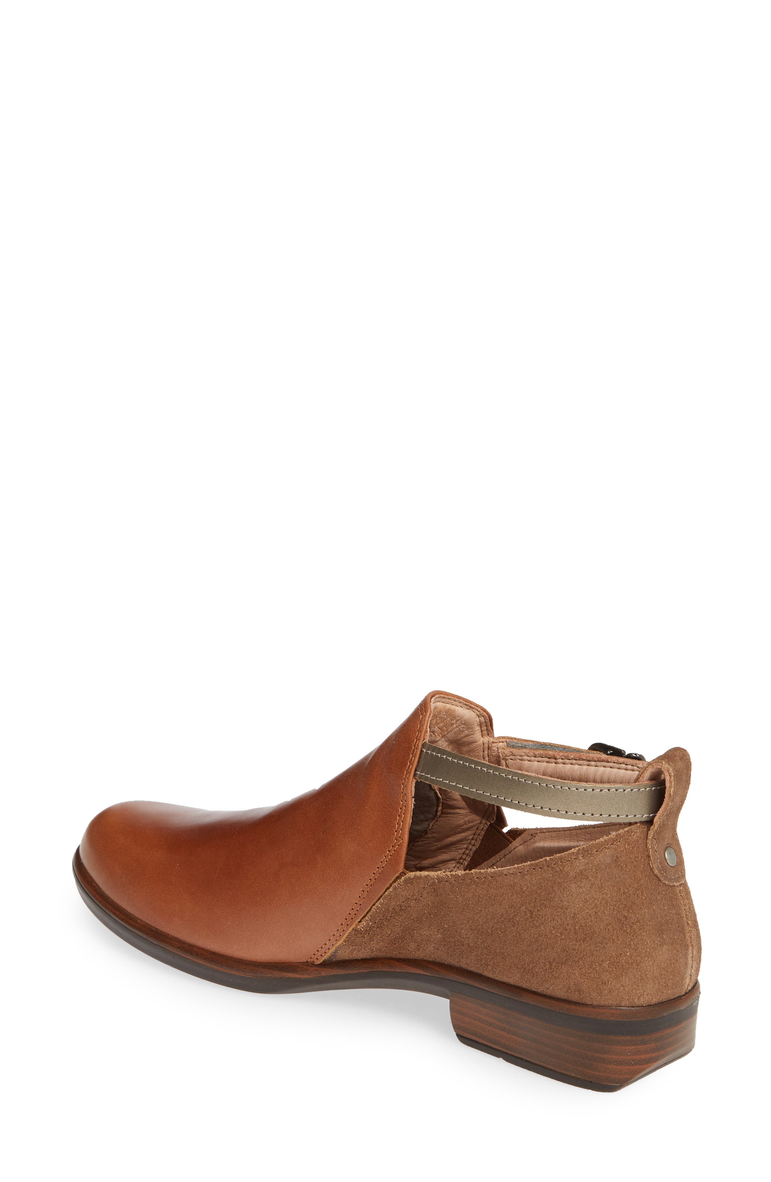 Naot Kamsin Colorblock Bootie, Alternate, color, Maple/ Antique/ Pewter Leather