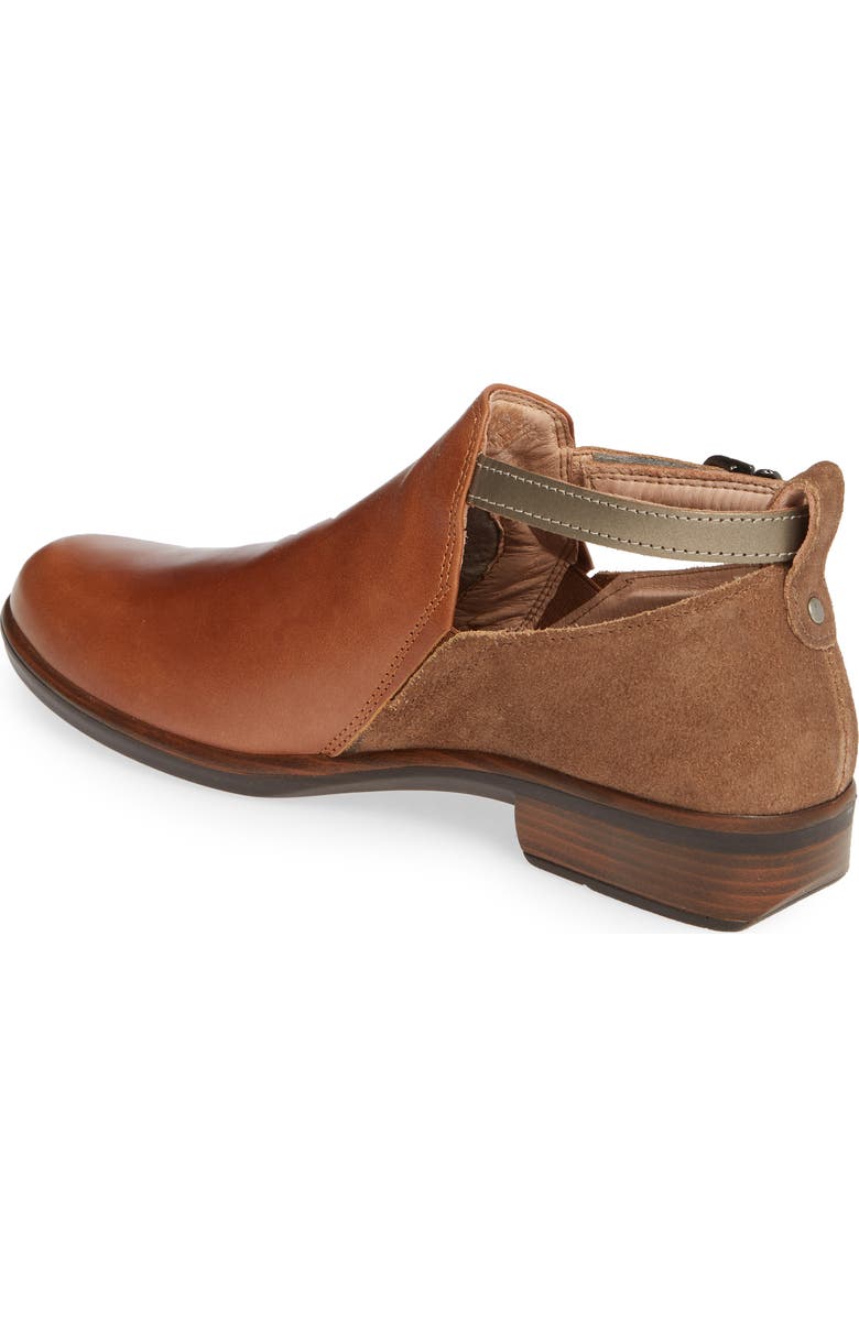 Naot Kamsin Colorblock Bootie, Alternate, color, Maple/ Antique/ Pewter Leather