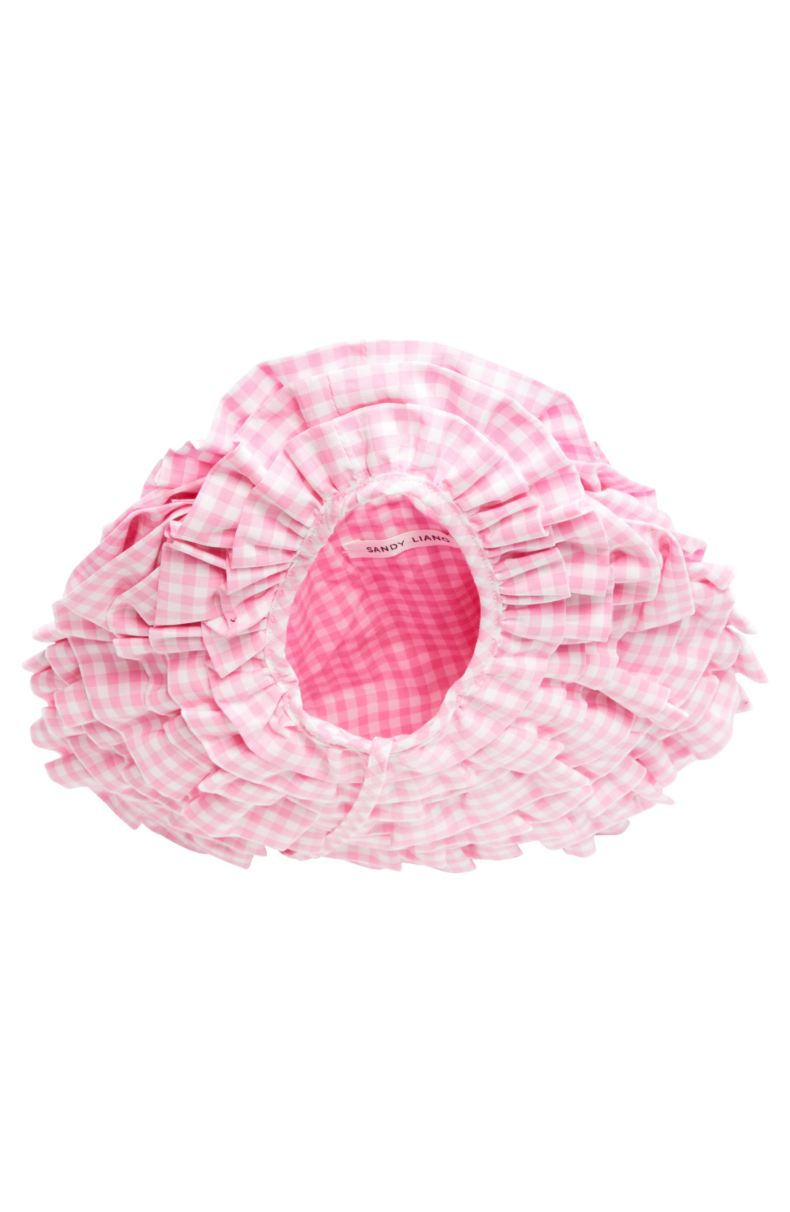 Sandy Liang Napa Gingham Handbag, Alternate, color, 