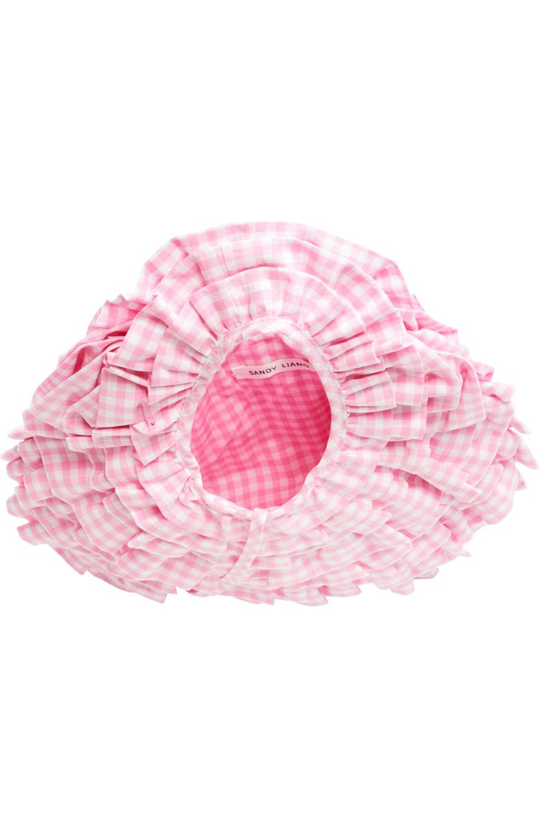 Sandy Liang Napa Gingham Handbag, Alternate, color,