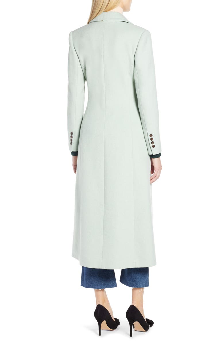 Halogen<sup>®</sup> x Atlantic-Pacific Double Breasted Long Coat, Alternate, color,
