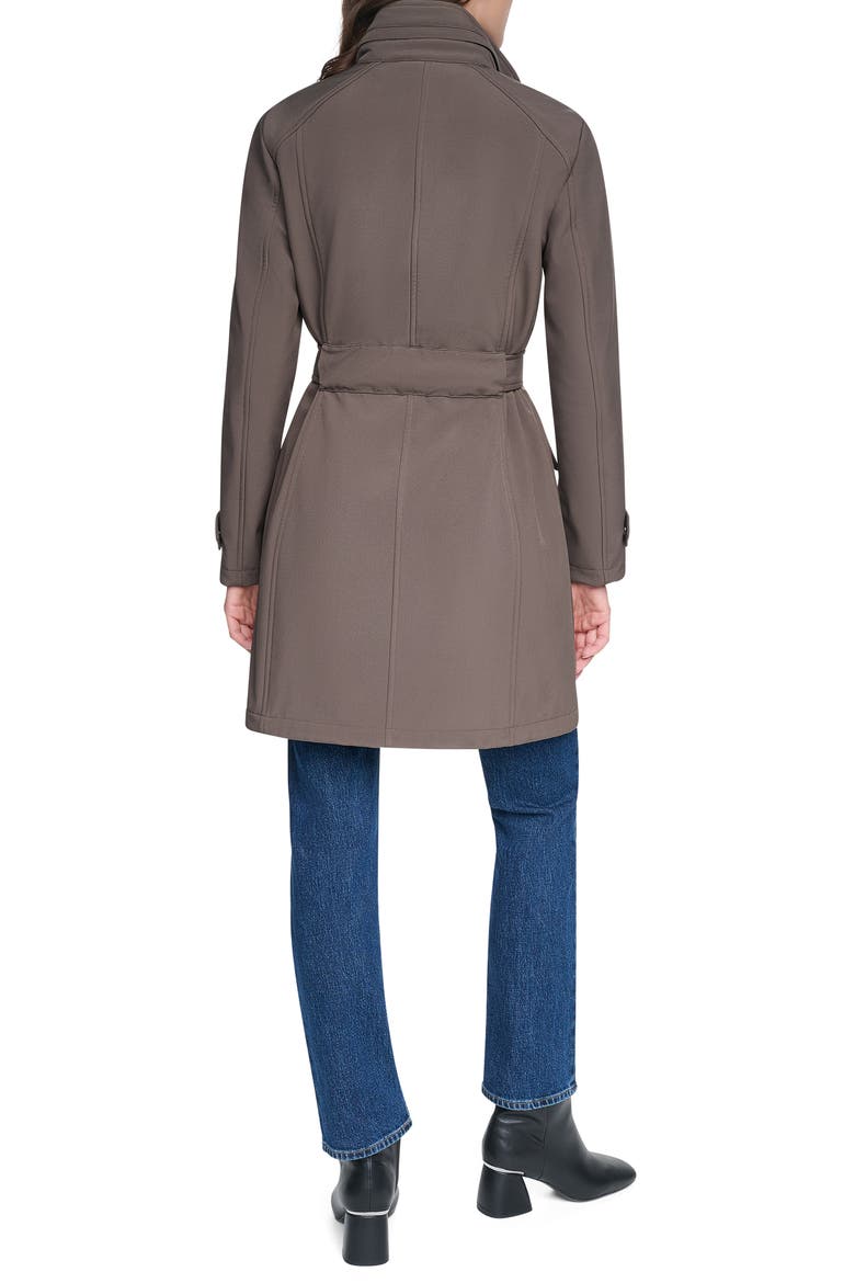 Tinsley Belted Softshell Trench Coat, Alternate, color, TRUFFLE