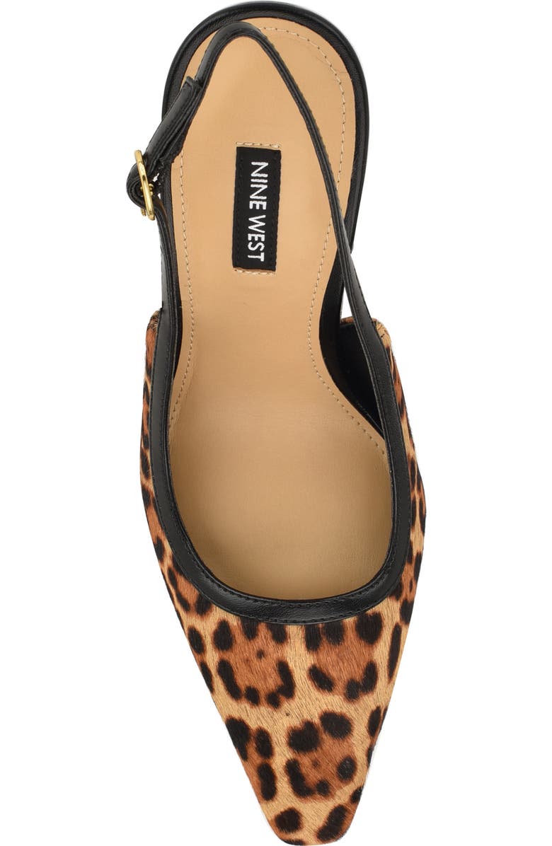 Nine West Orlanda Genuine Calf Hair Slingback Pump, Alternate, color,