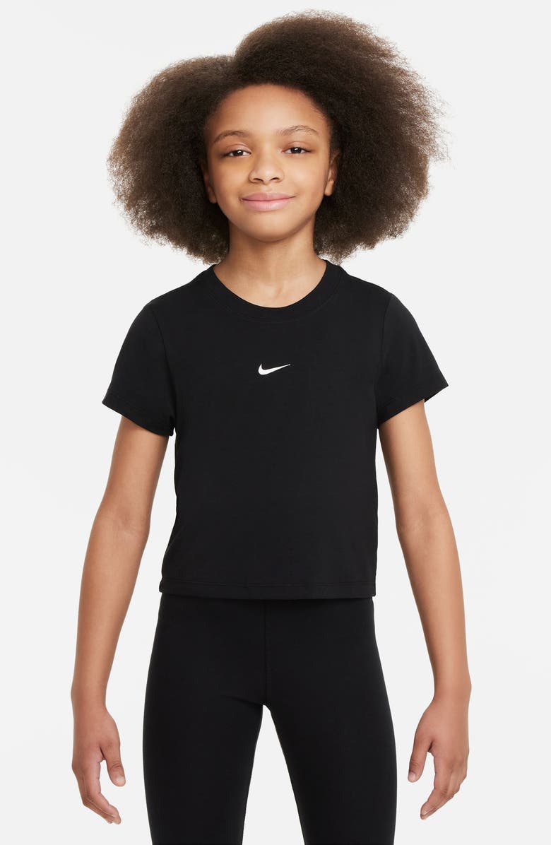 Nike Kids' Sportswear Crop T-Shirt, Main, color, 