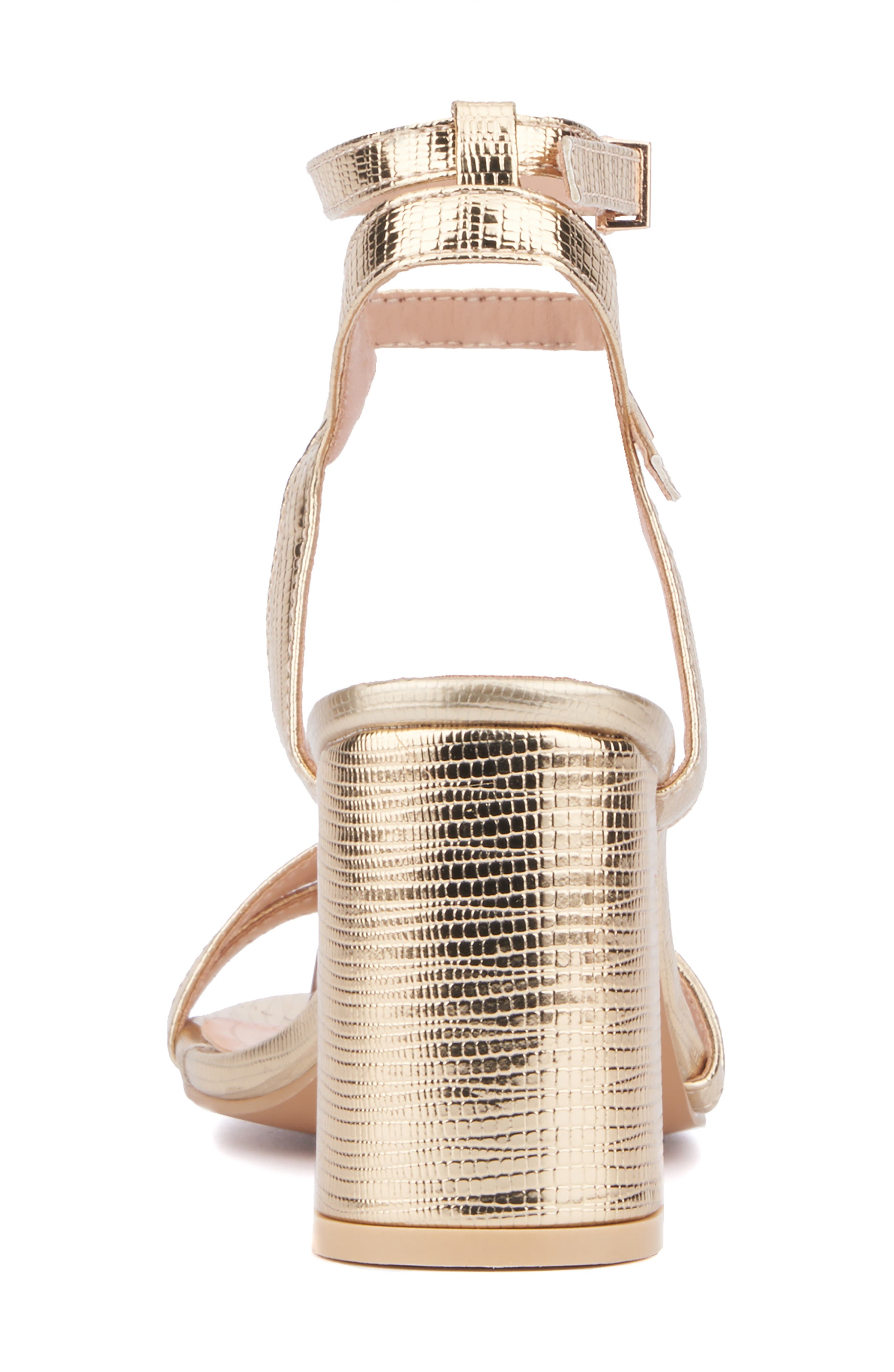 Laina Block Heel Sandal, Alternate, color, GOLD