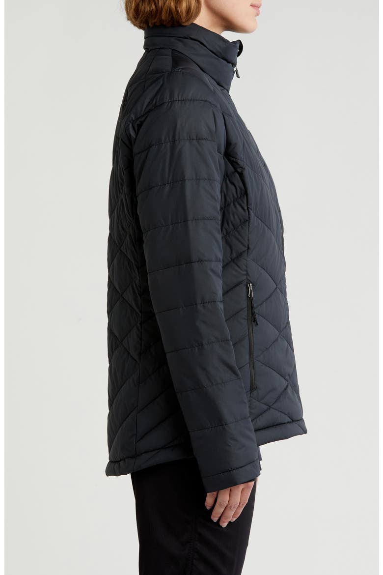 Heavenly Water Resistant Insulated Coat, Alternate, color, BLACK