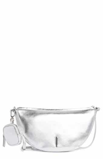 Thacker Liz Crescent Leather Crossbody Bag