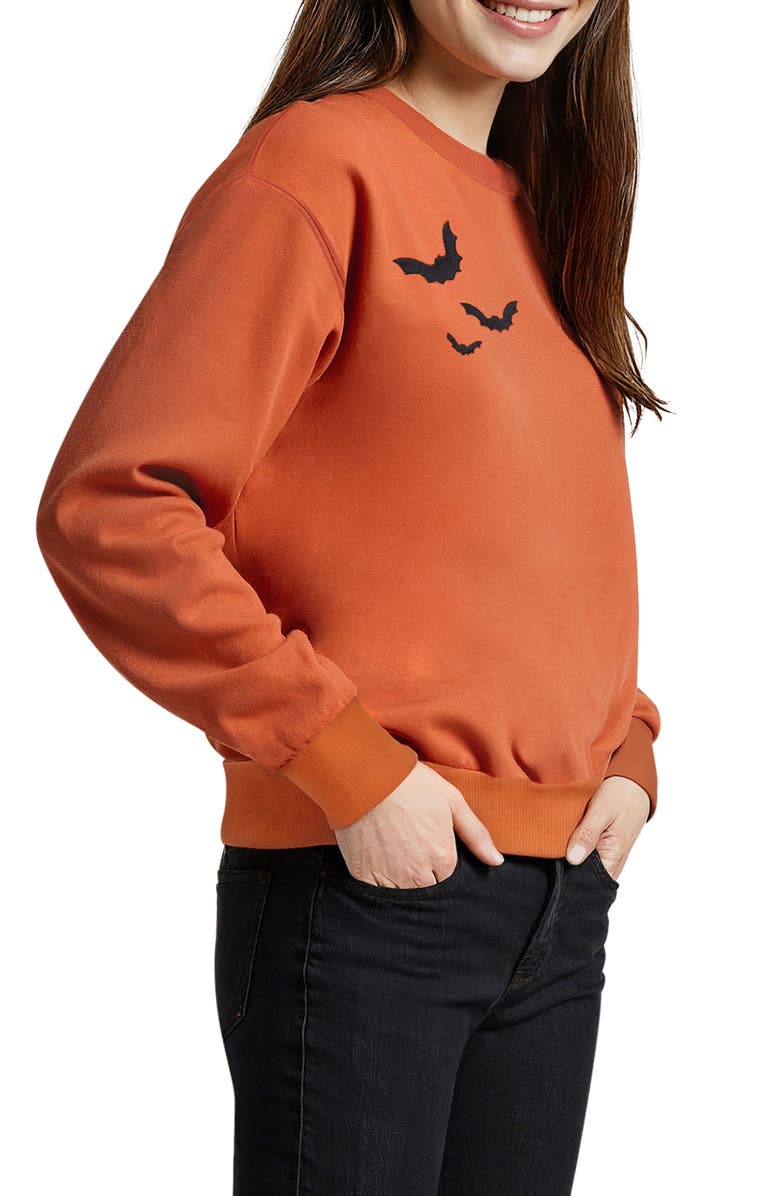 Wildfox Alex Tonight We Fly Sweatshirt, Alternate, color, Autum Leaf